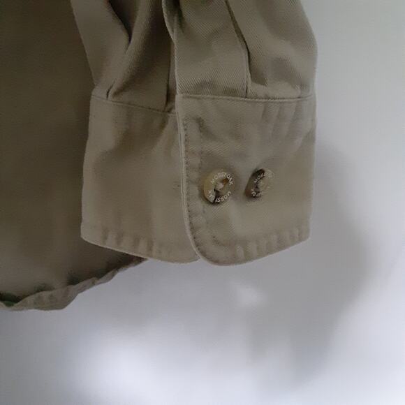 Mossy Oak Long Sleeve Button Up Shirt Men’s Size XL Embroidered Beige Camo - Picture 4 of 9